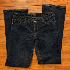 seven7 dark wash jeans retro flare 31x32